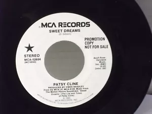 Patsy Cline,MCA 52684,"Sweet Dreams"US,7"45,1985 PROMO from movie,Mint - Picture 1 of 2
