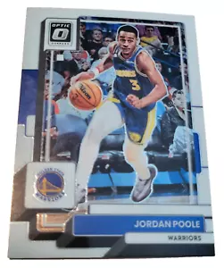 2023 Donruss Optic #100 Jordan Poole Golden State Warriors Basketball Card (H9 - Picture 1 of 2