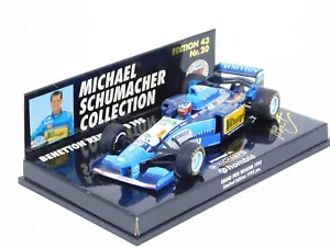 Michael Schumacher Benetton Renault B195/2 GP Belgio Minichamps 1:43 510 954314 - Foto 1 di 4
