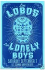 LOS LOBOS / LOS LONELY BOYS 2013 PORTLAND CONCERT TOUR POSTER-Chicano Latin Rock