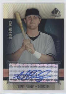 2004 SP Prospects Auto Draft Picks Tier 3 /475 Grant Plumley #GP Auto