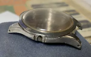 INSOLITO 1957 Bulova Gents 34 mm rotondo tutto inox design impermeabile precoce!! - Foto 1 di 11