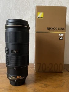 Nikon 70-200mm F/4G ED VR AF-S NIKKOR Lens - New+Warranty-Cash Collection Only - Picture 1 of 17