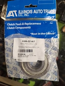 IIllinois Auto Truck Pilot Bearing (2.833 X 1.179) With Metal Shield 6306-ZZ - Picture 1 of 3