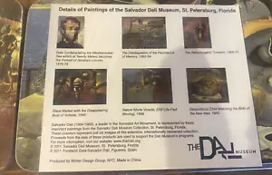 Salvador Dali Set of 6 Coasters, New in Box, Musesum Surrealism Paintings - Picture 1 of 3