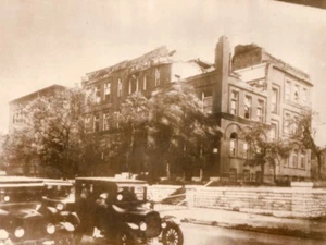 Missouri Saint Louis Tornado Marquette School Ruins Old Photo 1927 - Picture 1 of 4