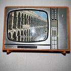Plastiskop TV Fernseher 60er Jahre Segovia Alcazar San Martin