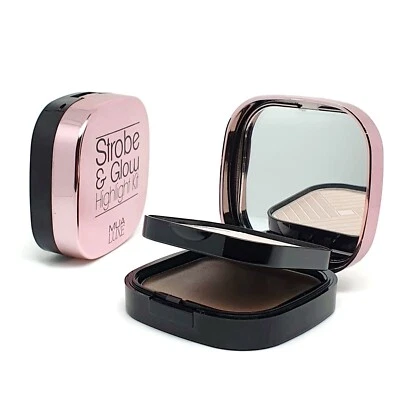 Strobe and Glow Highlight Kit Compact Powder with Mirror MUA Luxe Makeup Academy Foto 1 de 4