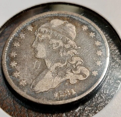 1831 Capped Bust Quarter  - Nice Full Liberty - 1203 Cover