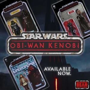 Kenner STAR WARS ""Obi-Wan Kenobi"" Vintage Estilo TVC Logotipo Bordado 6,5 - Imagen 1 de 3