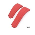 20 19 18mm Red Rubber Silicone Watch Strap Fits For Rolex Daytona Yacht-master