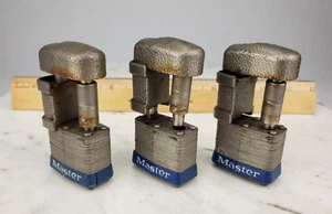 3x Master Lock - Trailer Coupler Latch Lock Multi Purpose Padlock #37 - No Keys - Bild 1 von 12
