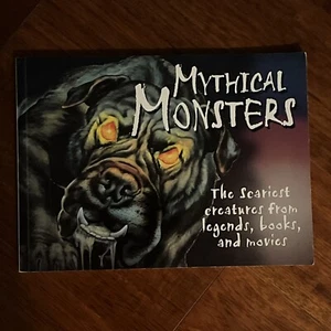 Mythical Monsters Book The Scariest Creatures Legends Books & Movies Halloween - Imagen 1 de 4