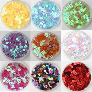 3000pcs/pack Round Sequins 3mm PVC Loose Paillettes Sequin Sewing Craft Garments - Picture 1 of 52