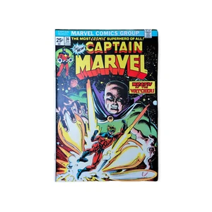 Captain Marvel #36 Watcher Appearance 1975 Bronze Age 7.5/8.0 The Marvels RAW - Picture 1 of 4