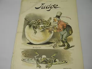 June 18, 1892 Judge Magazine - 1890's Political Satire - Great Graphics - 8G - Picture 1 of 12