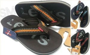 Nuevas Sandalias Chanclas LEVI'S Zapatos Deslizantes Para Hombre Reino Unido Talla XL (Reino Unido 6 a 10) Negras - Imagen 1 de 12