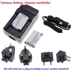 Battery or charger For Pentax OPTIO W80 DLI78 D-LI78 EN-EL11 W60 M50 V20 EN-EL11 - Picture 1 of 29