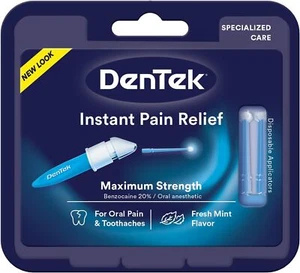 DenTek Kit Istantaneo Sollievo Dolore Orale Massima Forza per Mal di Denti | Conteggio 50., - Foto 1 di 7