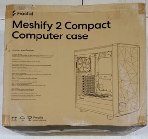 Fractal Design Meshify 2 Compact Black ATX High-Airflow Case - Picture 1 of 3