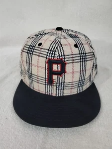 CAPPELLO ADERENTE NUOVO ERA 59 FIFTY MLB PITTSBURGH PIRATES SABBIA PLAID NERO TAGLIA 8 NUOVO - Foto 1 di 9
