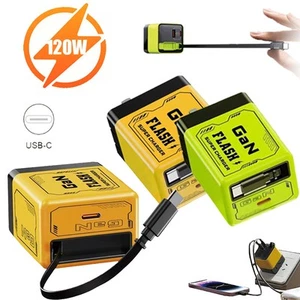 Chargeur 2 en 1 GaN évolutif 120W Max Module Chargeur Rapide avec Ports Type C & USB - Photo 1 sur 15