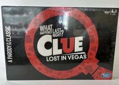 CLUE Lost In Vegas What Happened Last Night?  Hasbro Board Game New Sealed - Image 1 of 4
