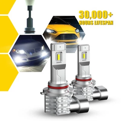 Fit 9145 9140 H10 AUXITO Xenon White Canbus Front LED Fog Driving Light Bulbs P3 - Image 1 of 4