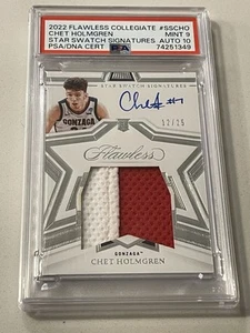 2022 flawless collegiate #sscho Holmgren star swatch sig Mt-9 Auto 10🔥12/25 - Picture 1 of 2