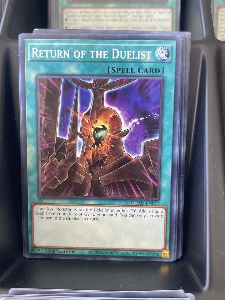 Return of the Duelist (card) Common Duelist's Advance DUAD-EN071 NM - Image 1 of 1