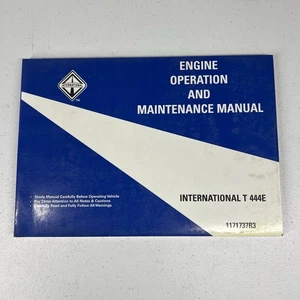 1995 International Truck T444E Diesel Motor Owner Operator Maintenance Manual - Bild 1 von 11