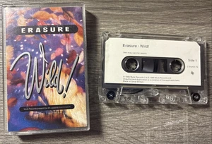 ERASURE - Wild!  : Cassette Album - Mute Records  - VG+C 1989 - Picture 1 of 4