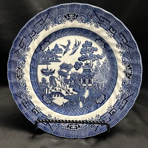 Royal Wessex Blue Willow 10” Dinner Plate England - Picture 1 of 4