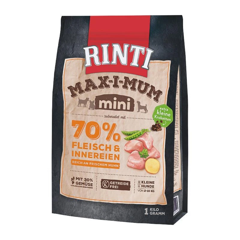 Rinti Max-i-mum Mini Adult Huhn | 1kg Hundefutter trocken - Bild 1 von 1