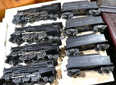 4 LIONEL 2035 Postwar Diecast 2-6-4  Engine with 6466W Whistling Tender - Image 1 of 4