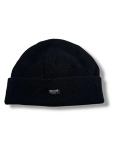 Panoply Thinsulate Black Fleece Beanie Hat 40g Thermal Insulated Workwear Cap - Picture 1 of 7