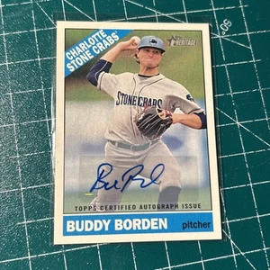 Topps Heritage Auto #roa-68 Buddy Borden 2015 radiocontrol automático - Imagen 1 de 2