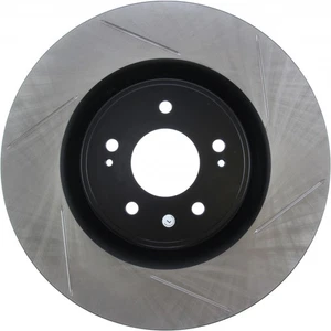 StopTech For Mitsubishi Lancer 2008-2015 Driver Side | Brake Rotor Sport Slotted - Picture 1 of 9