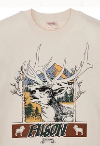 Filson XXXL Frontier Graphic Tee Birch Elk Mountain Rare Discontinued - Picture 1 of 8