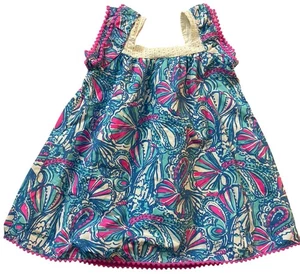 Abito bambina Lilly Pulitzer per Target 20° anniversario stampa conchiglia 3T cotone  - Foto 1 di 6
