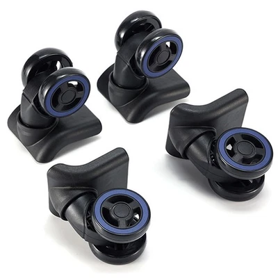 4 Stk Ersatz Gepäck Rollen Räder Lenkrolle Schwenkräder für Reisekoffer Koffer - Bild 1 von 4