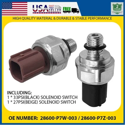 New 2 Pcs Transmission Pressure Switches Fit ACURA CL CSX MDX RDX RL RSX TL TSX - Image 1 of 4