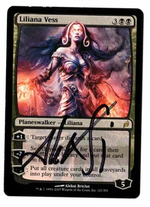 Liliana Vess Lorwyn signiert vom Künstler Aleksi Briclot! - Bild 1 von 2