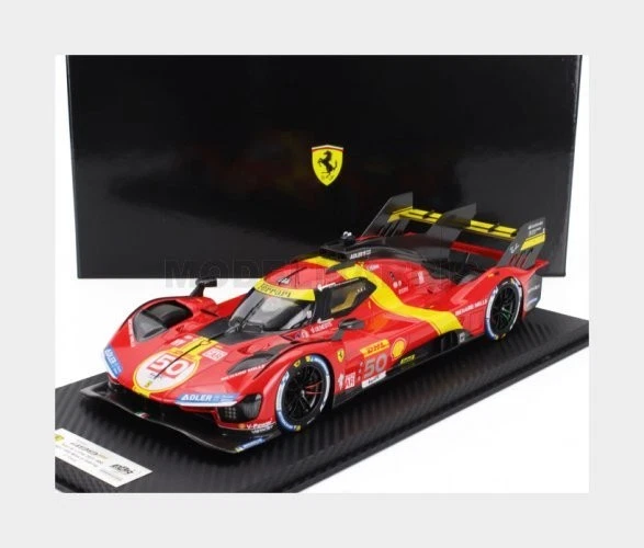 BBR Ferrari 499P #50 Fuoco Molina Nielsen 1000 Miles Sebring 2023 1/18 CS18003