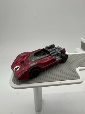 Carro Hot Wheels Redline McLaren M6A 1968 vermelho fabricado em Hong Kong - Imagem 1 de 4