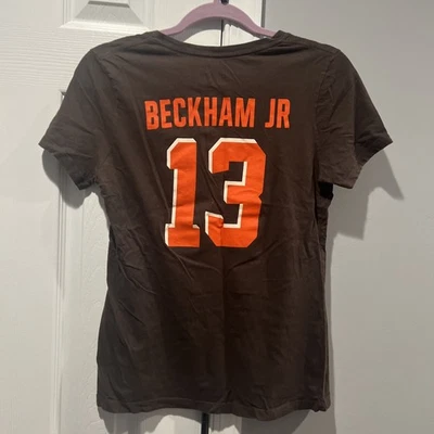 Camisa para mujer Cleveland Browns Beckham pequeña Foto 1 de 3