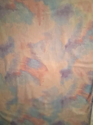 1 Yd BROTHER SISTER DESIGN  Pastel Pink/Blue Batik, for Quilting or Sewing - Image 1 of 4