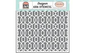 Carta Bella EN VOGUE 6x6 Stencil - Classy & Fabulous (CBEV103033) - Picture 1 of 1