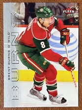 Brent Burns 2009-10 Fleer Ultra Hockey #180 Minnesota Wild