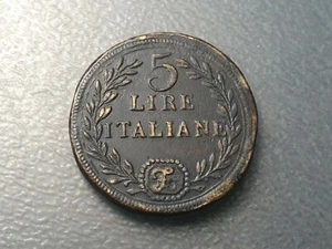REINO DE ITALIA PONDERAL COIN WEIGHT 5 LIRE 24,58 g - Picture 1 of 3